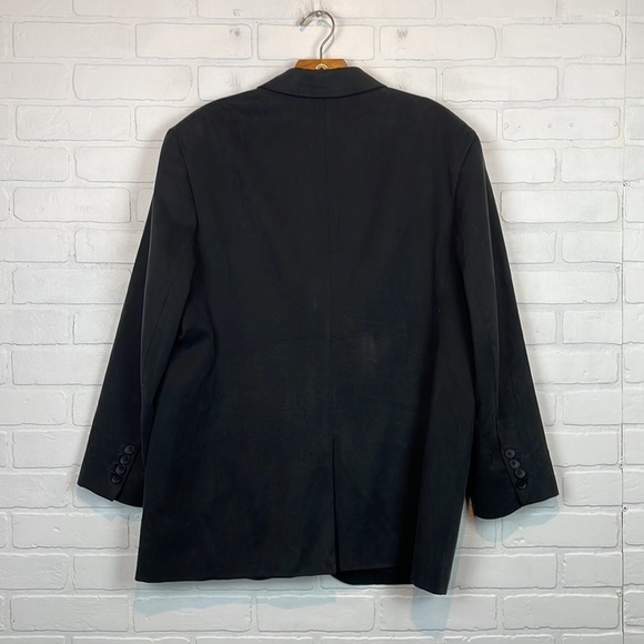 Everlane 80s Oversized Three Button Structured Black Blazer 14 - Picture 10 of 10